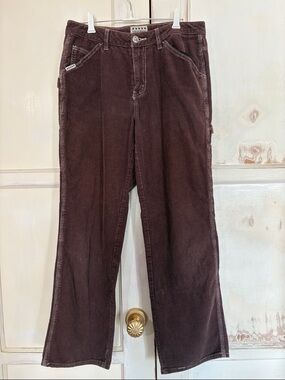 Five Star Women's Wide Leg Corduroy Pants in Brown